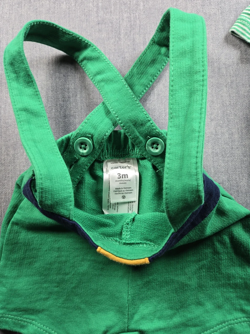 Carter's 3M Baby Bodysuit - Bright Green